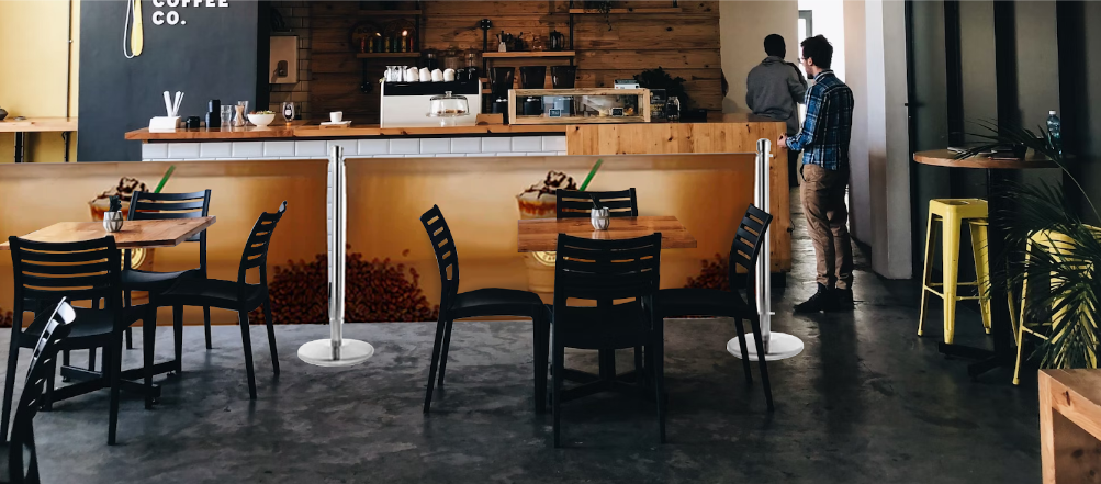 Cafe Banner In Use