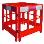 Red Manhole Cover Guard